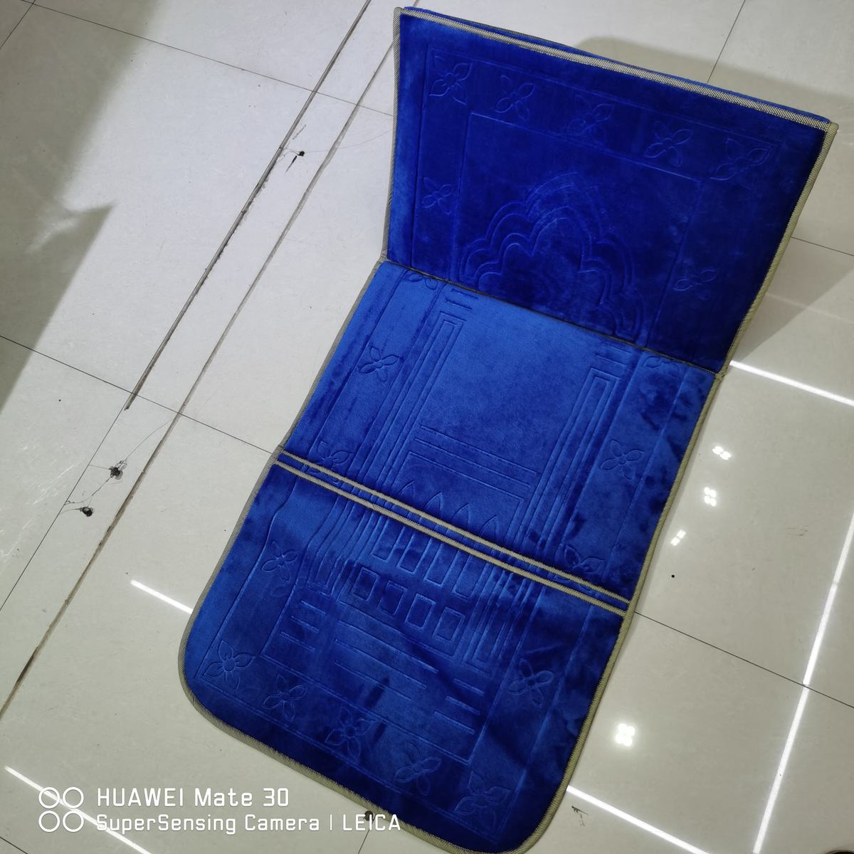 Muslim Padded Gebedskleed Prayer Mat with Back Rest