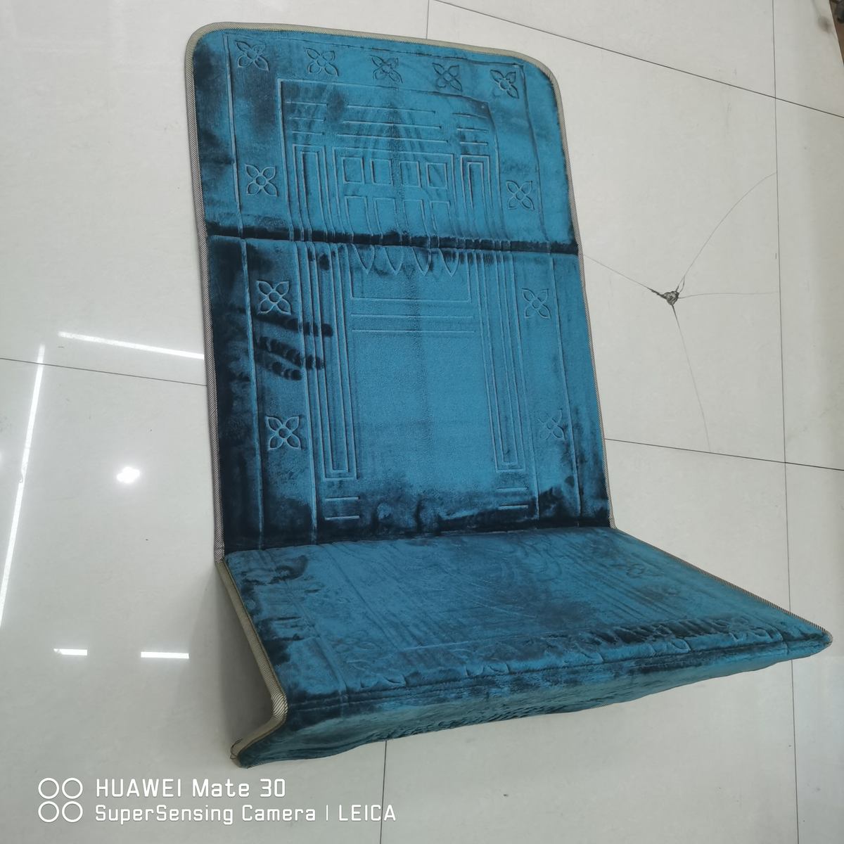 Muslim Padded Gebedskleed Prayer Mat with Back Rest